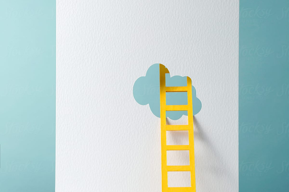 Лестница и тучка